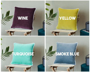 Personalized Velvet Cushion Cover – Custom Name Pillowcase in Sage Green – Wedding Gift, Couple Pillow, Soft Velvet Throw Pillow Cover